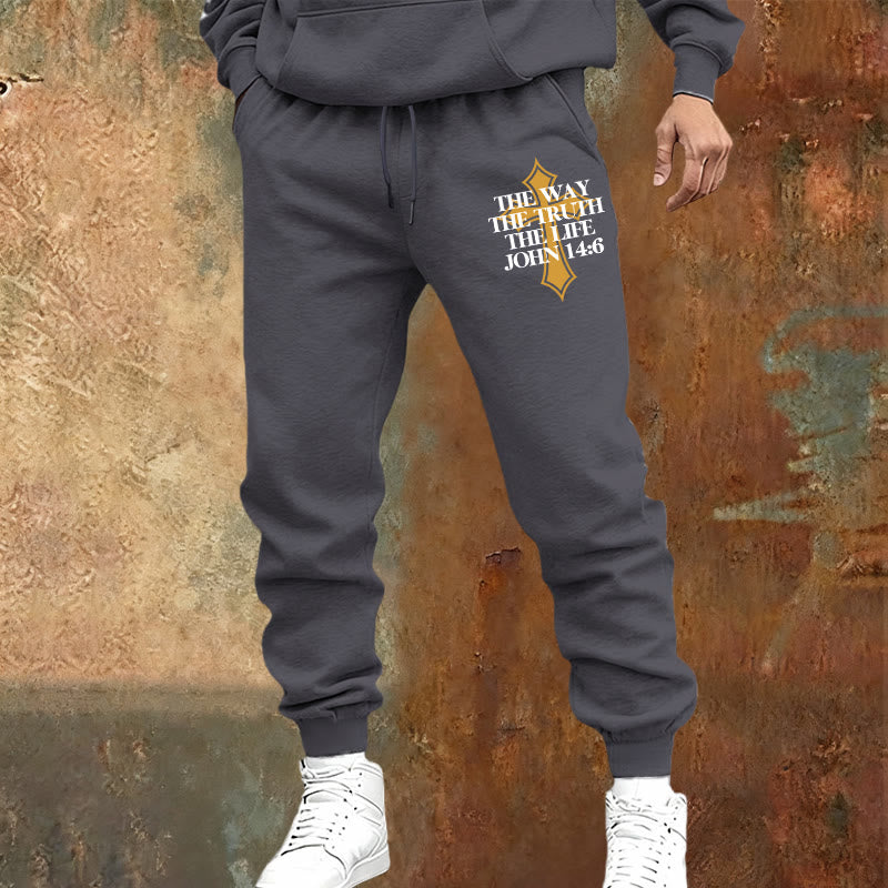 Pantaloni della tuta con croce di John Verse Christianartworkshop : ideali per la chiesa e per le giornate informali - image 21