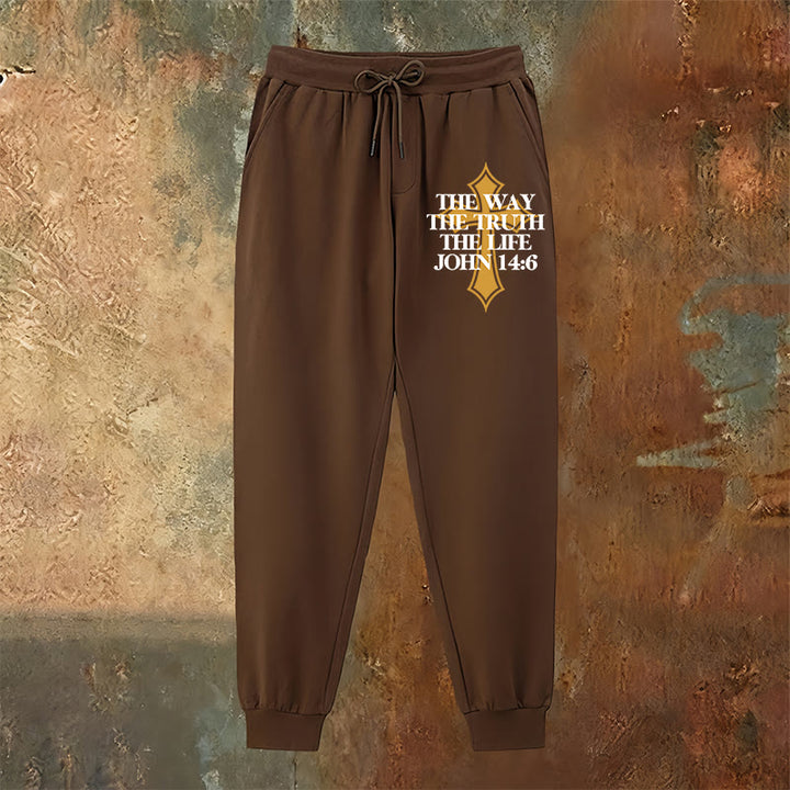 Pantaloni della tuta con croce di John Verse Christianartworkshop : ideali per la chiesa e per le giornate informali - image 18