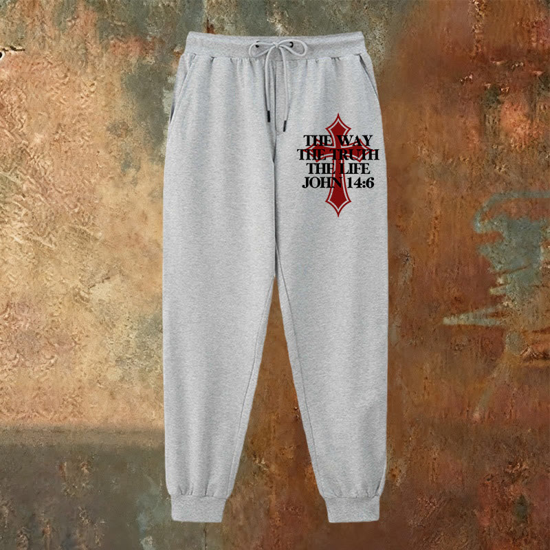Pantaloni della tuta con croce di John Verse Christianartworkshop : ideali per la chiesa e per le giornate informali - image 14