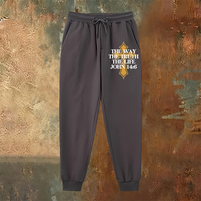 Pantaloni della tuta con croce di John Verse Christianartworkshop : ideali per la chiesa e per le giornate informali - image 10