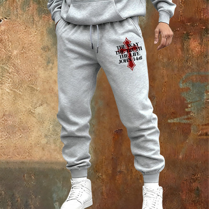 Pantaloni della tuta con croce di John Verse Christianartworkshop : ideali per la chiesa e per le giornate informali - image 13
