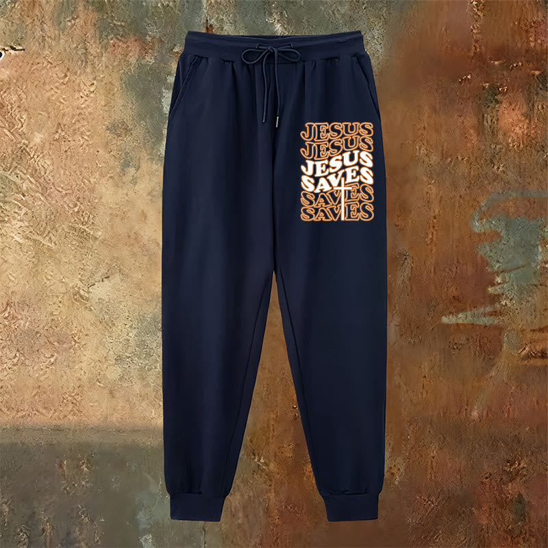 Christianartworkshop Gesù salva i pantaloni della tuta: conforto quotidiano avvolto nella devozione - image 18