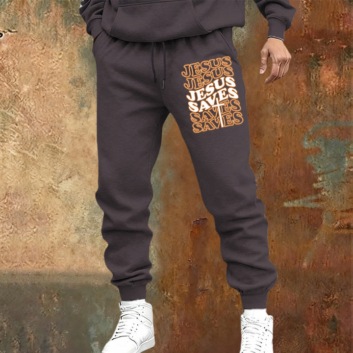 Christianartworkshop Gesù salva i pantaloni della tuta: conforto quotidiano avvolto nella devozione - image 21