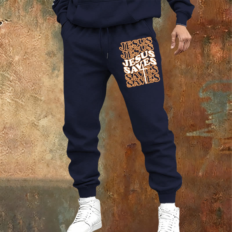 Christianartworkshop Gesù salva i pantaloni della tuta: conforto quotidiano avvolto nella devozione - image 17