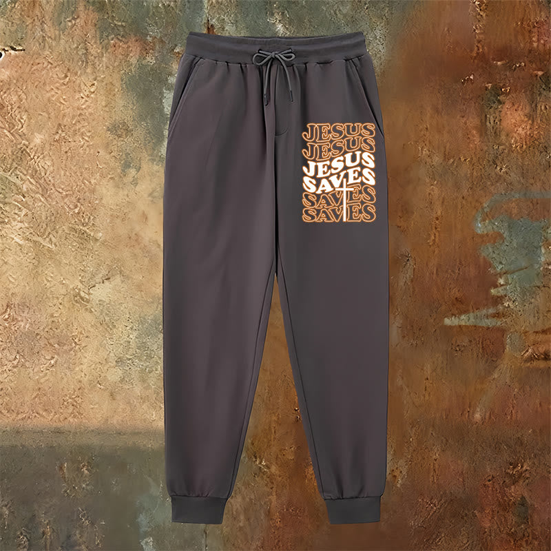 Christianartworkshop Gesù salva i pantaloni della tuta: conforto quotidiano avvolto nella devozione - image 22
