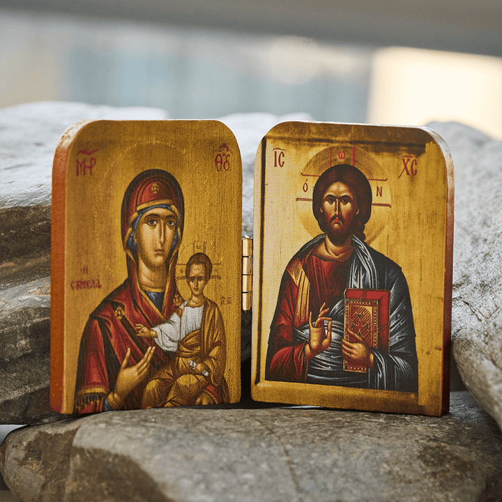 Christianartworkshop Robusta icona spirituale: silenzioso promemoria della presenza divina - image 7