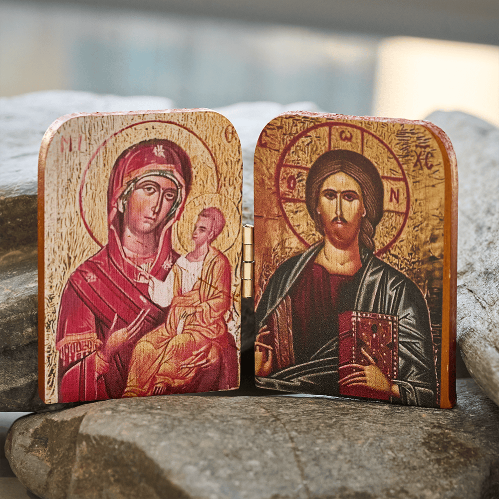 Christianartworkshop Robusta icona spirituale: silenzioso promemoria della presenza divina - image 4
