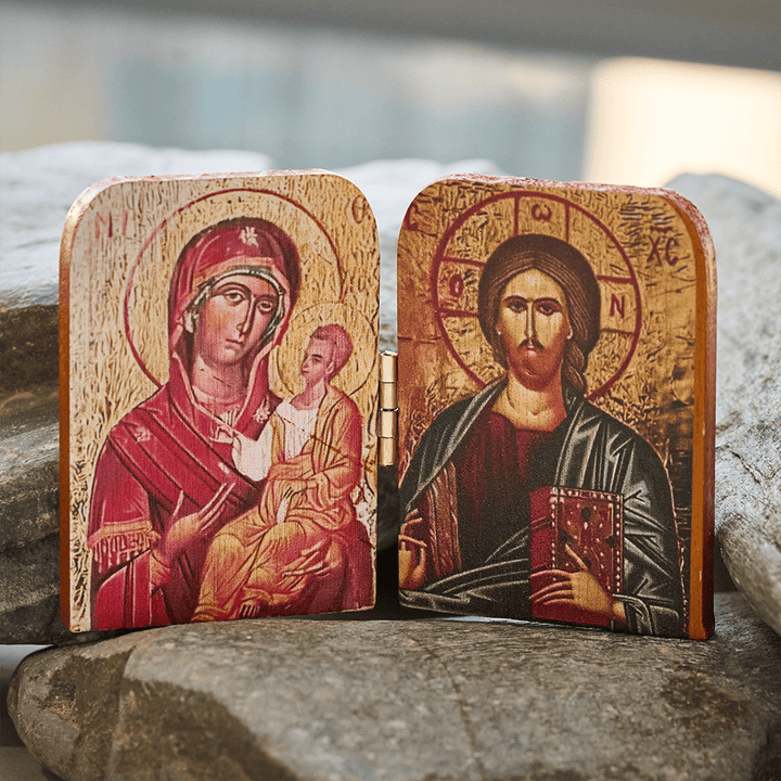 Christianartworkshop Robusta icona spirituale: silenzioso promemoria della presenza divina - image 4