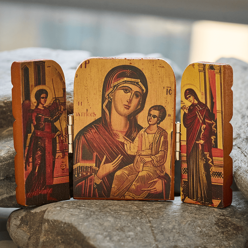 Christianartworkshop Robusta icona spirituale: silenzioso promemoria della presenza divina - image 10