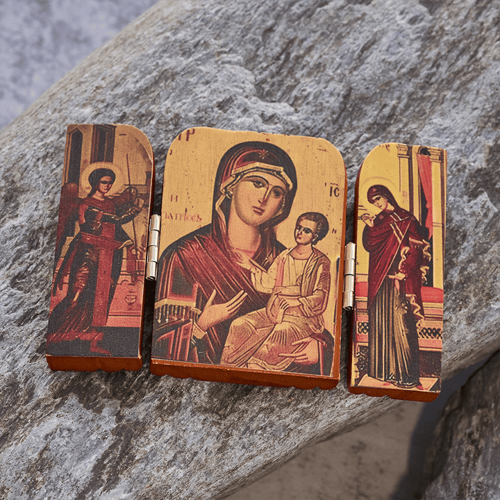 Christianartworkshop Robusta icona spirituale: silenzioso promemoria della presenza divina - image 11