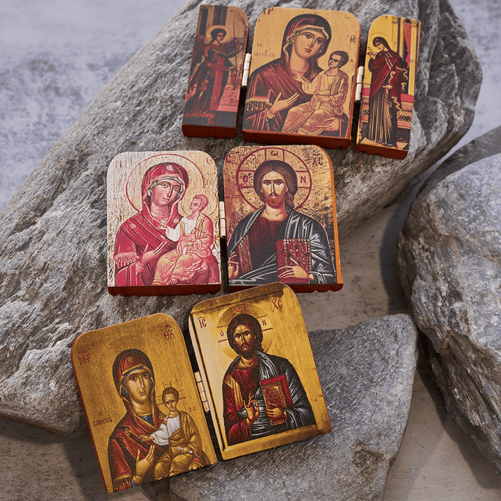 Christianartworkshop Robusta icona spirituale: silenzioso promemoria della presenza divina - image 1