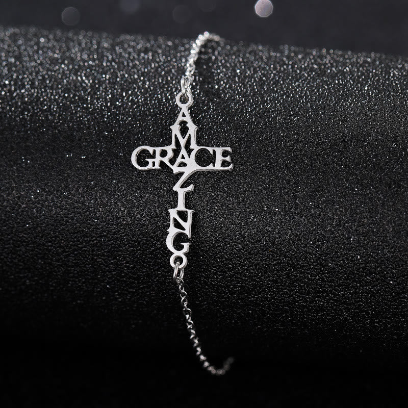 Braccialetto Croce e Fede Christianartworkshop : Delicato compagno di grazia e speranza - GRAZIA STRAORDINARIA - Argento - image 11