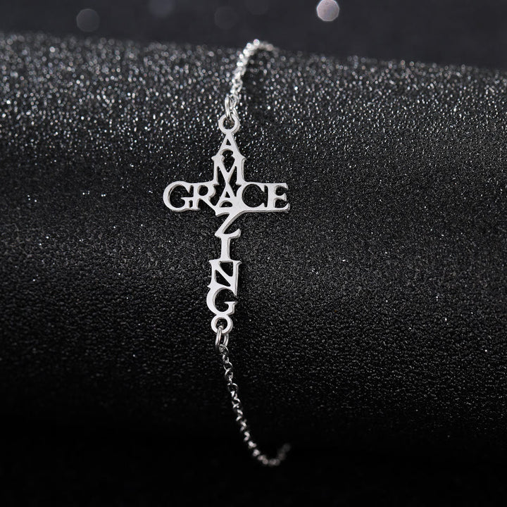 Braccialetto Croce e Fede Christianartworkshop : Delicato compagno di grazia e speranza - GRAZIA STRAORDINARIA - Argento - image 11