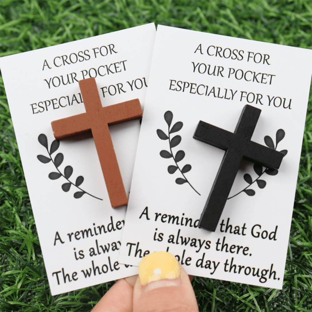 Christianartworkshop Dio è sempre lì Pocket Cross: Gettone portatile della presenza divina - image 0