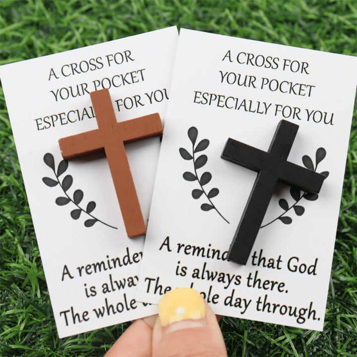 Christianartworkshop Dio è sempre lì Pocket Cross: Gettone portatile della presenza divina - image 0