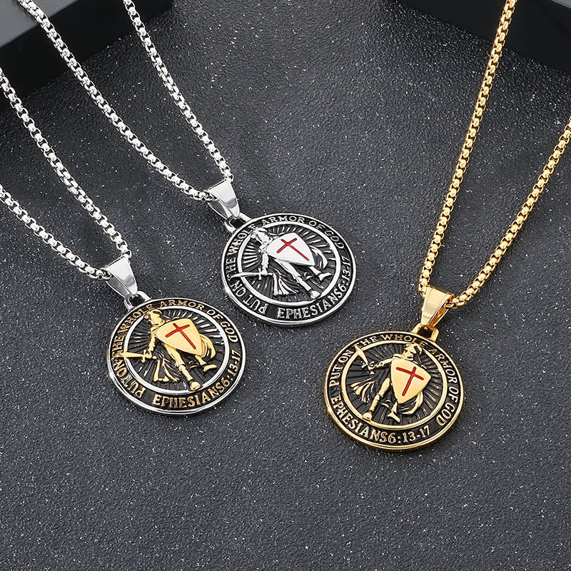 Collana Efesini 6 di Christianartworkshop: silenzioso promemoria di forza spirituale - image 4