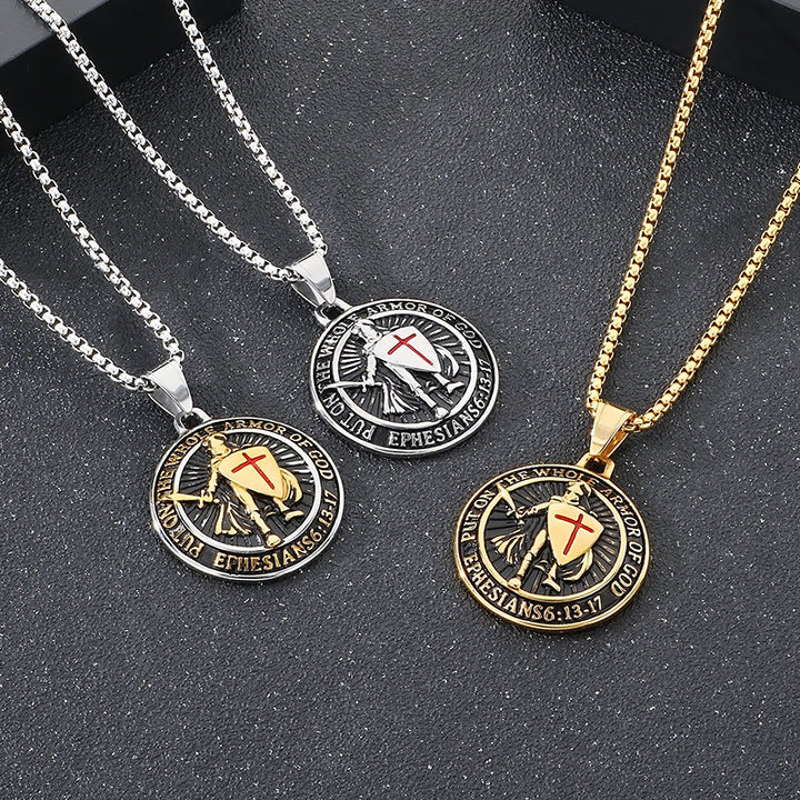 Collana Efesini 6 di Christianartworkshop: silenzioso promemoria di forza spirituale - image 4
