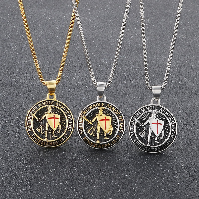 Collana Efesini 6 di Christianartworkshop: silenzioso promemoria di forza spirituale - image 0