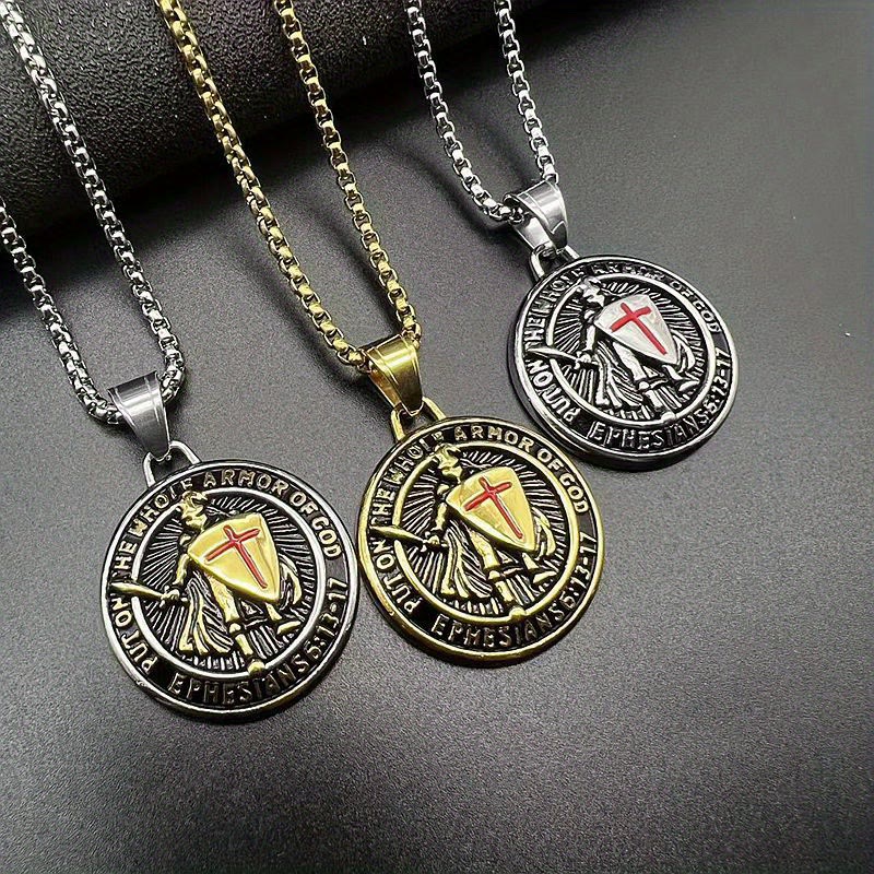 Collana Efesini 6 di Christianartworkshop: silenzioso promemoria di forza spirituale - image 3