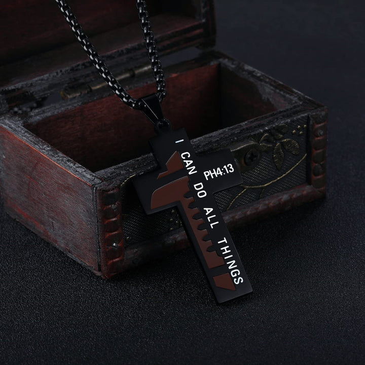 Collana con croce da rugby/basket di Christianartworkshop: dolce devozione per gli amanti dello sport - image 2