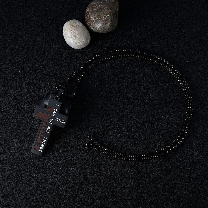 Collana con croce da rugby/basket di Christianartworkshop: dolce devozione per gli amanti dello sport - image 3