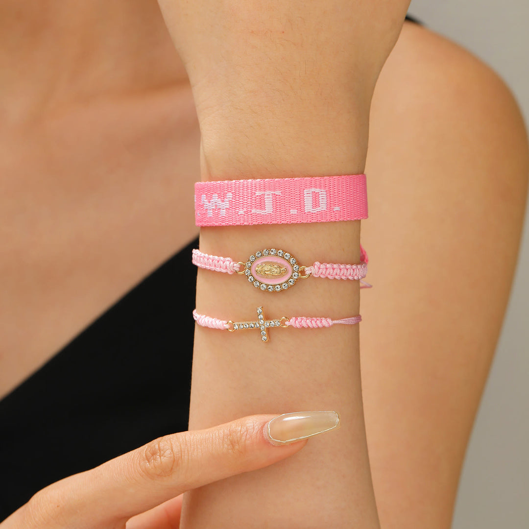 Bracciale Faith Prompt Christianartworkshop con perlina a croce e biglietto WWJD: un ricordo pronto da regalare - image 21