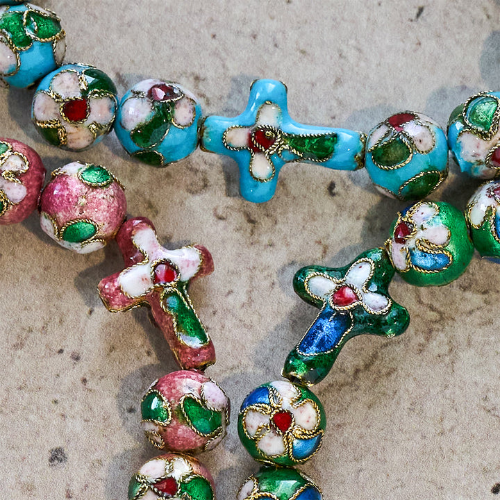 Christianartworkshop Pezzi di fede in filigrana e smalto cloisonné: ricco conforto con simbolismo sacro - image 17