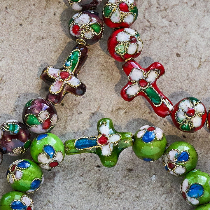 Christianartworkshop Pezzi di fede in filigrana e smalto cloisonné: ricco conforto con simbolismo sacro - image 19