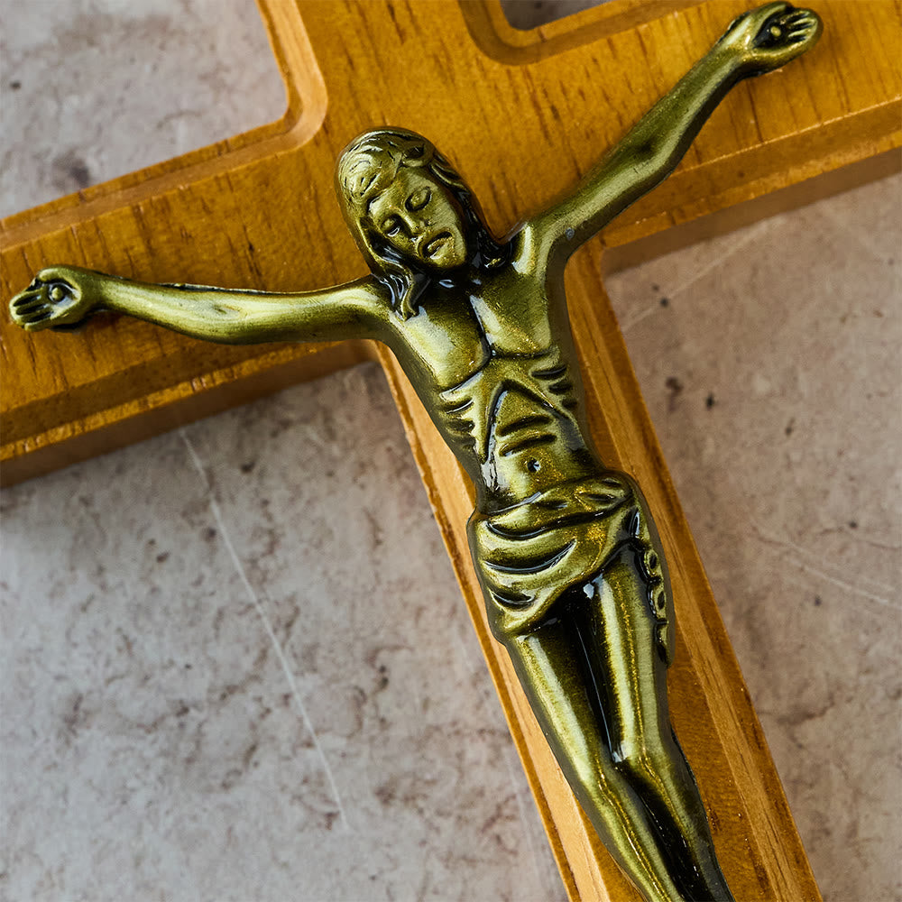Christianartworkshop Crocifisso dell'Amore Redentore, Decorazione da Scrivania: Il Suo Dono in Stile Sobrio - image 5