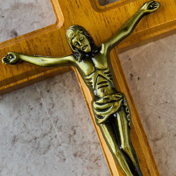 Christianartworkshop Crocifisso dell'Amore Redentore, Decorazione da Scrivania: Il Suo Dono in Stile Sobrio - image 5