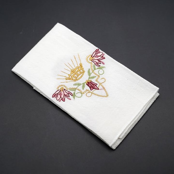Christianartworkshop Fazzoletto Sacro Ricamato: Fede in Ogni Punto - B - 1 pezzo - image 7