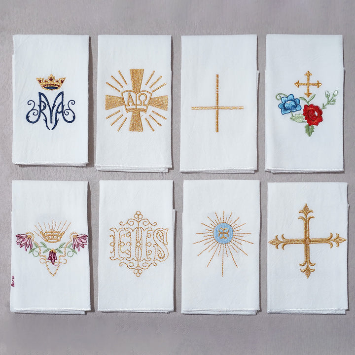 Christianartworkshop Fazzoletto Sacro Ricamato: Fede in Ogni Punto - image 1
