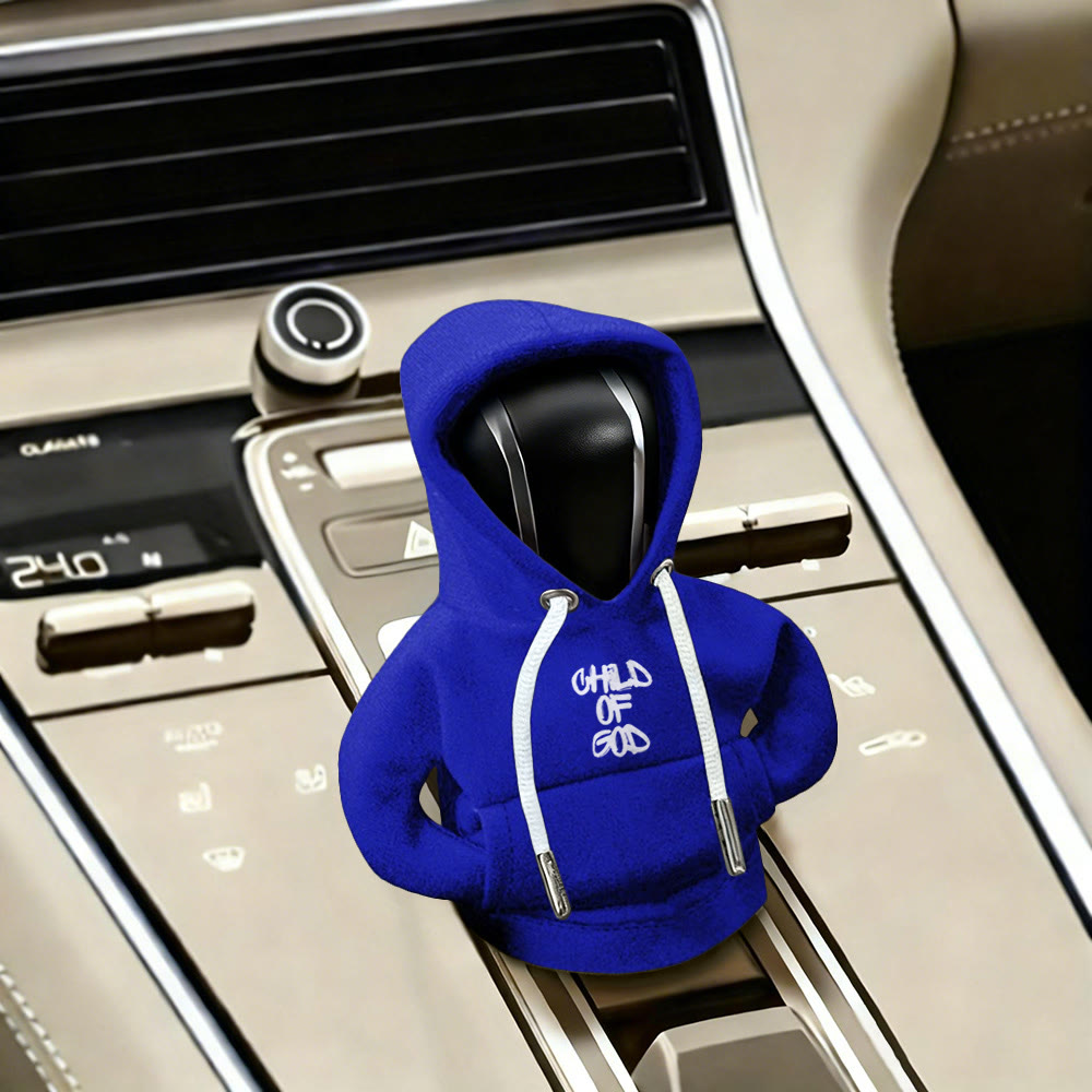 Christianartworkshop Child of God Hoodie Car Shift Cover: una dichiarazione di identità - Blu navy - image 9