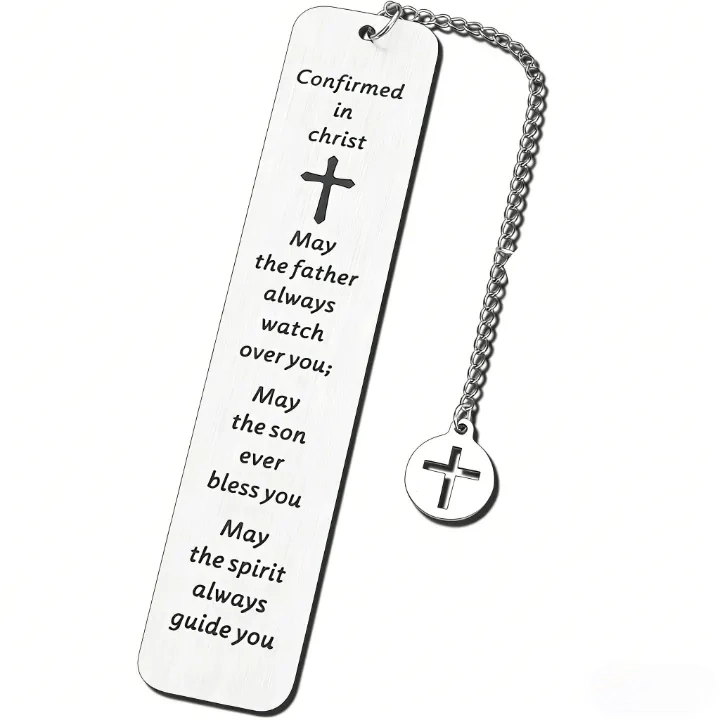 Segnalibro con accenti in versi di Christianartworkshop: un utile conforto con simbolismo sacro - Confermati in Cristo - image 1