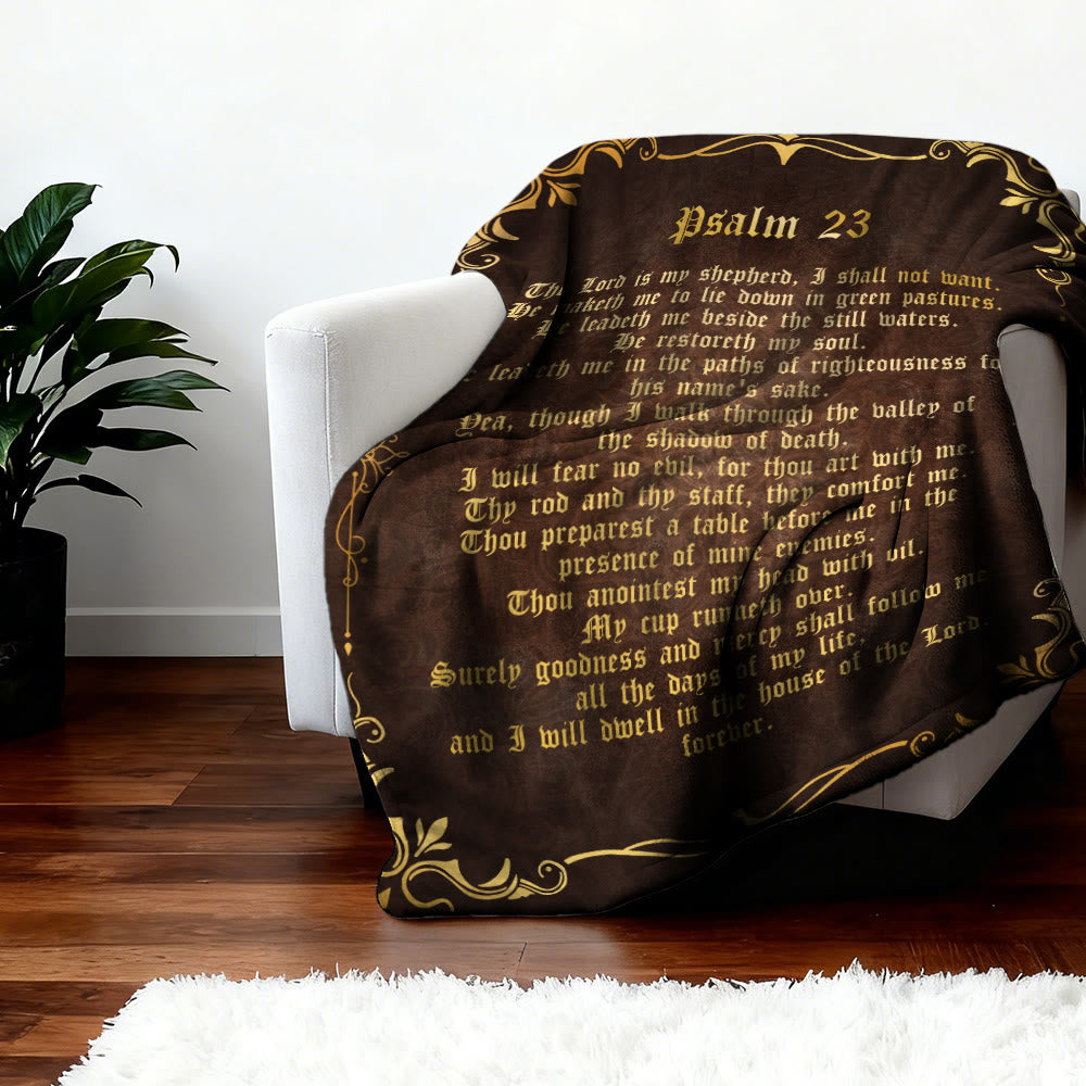 Christianartworkshop Salmo 23 Il Signore è il mio pastore Arazzo: la sua pace nel tuo spazio - image 4