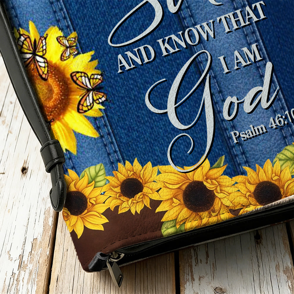 Christianartworkshop Salmo 46:10 Copertina della Bibbia Girasole: Silenzioso promemoria di fiducia e fedeltà - image 10