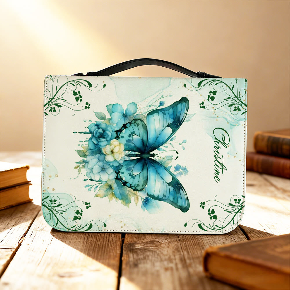 Christianartworkshop Copertina per Bibbia personalizzata con farfalla: una dolce trasformazione per la Sua Parola - image 4
