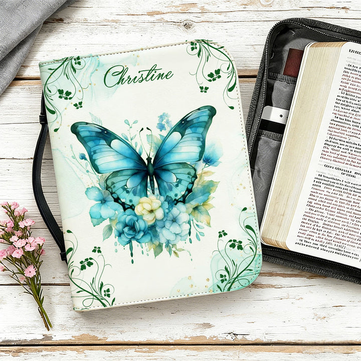 Christianartworkshop Copertina per Bibbia personalizzata con farfalla: una dolce trasformazione per la Sua Parola - image 9