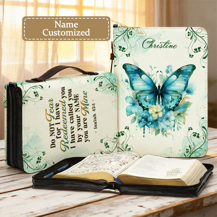 Christianartworkshop Copertina per Bibbia personalizzata con farfalla: una dolce trasformazione per la Sua Parola - 2XL - Nome personalizzato - image 11