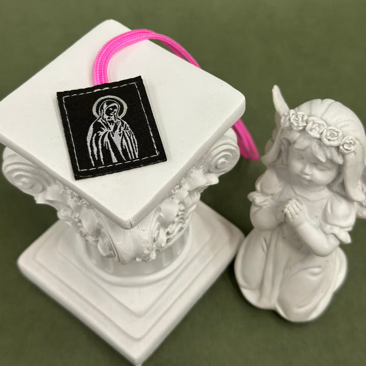 Christianartworkshop Sacro Gesù e lo Scapolare della Madonna: tenero ricordo della sua cura - IO - image 9