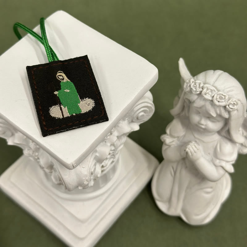 Christianartworkshop Sacro Gesù e lo Scapolare della Madonna: tenero ricordo della sua cura - UN - image 1