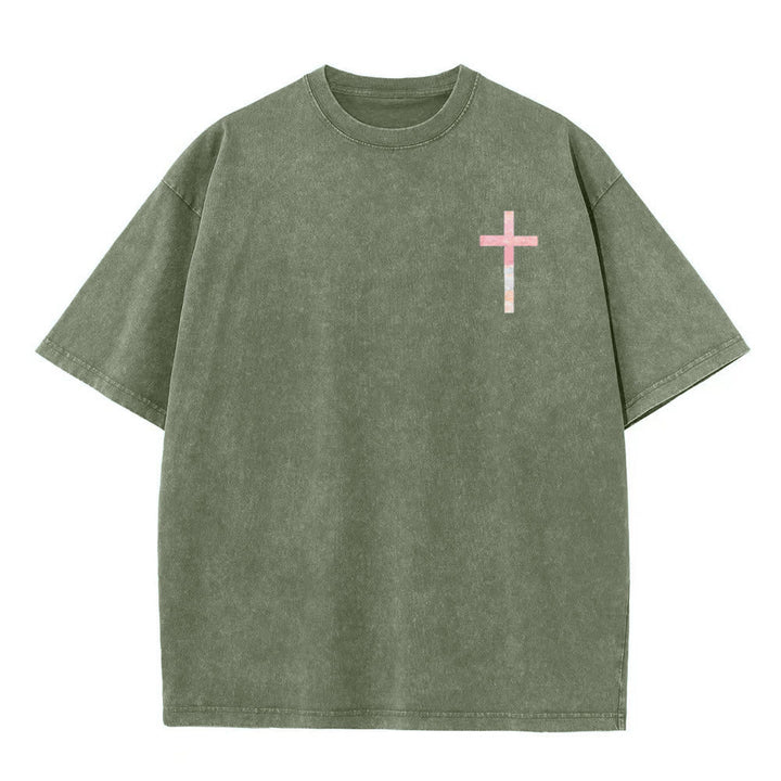 Christianartworkshop Le sue misericordie sono una nuova maglietta cristiana unisex lavata a doppia faccia - image 11