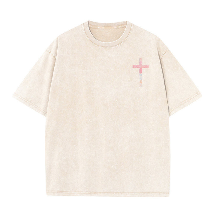 Christianartworkshop Le sue misericordie sono una nuova maglietta cristiana unisex lavata a doppia faccia - image 7