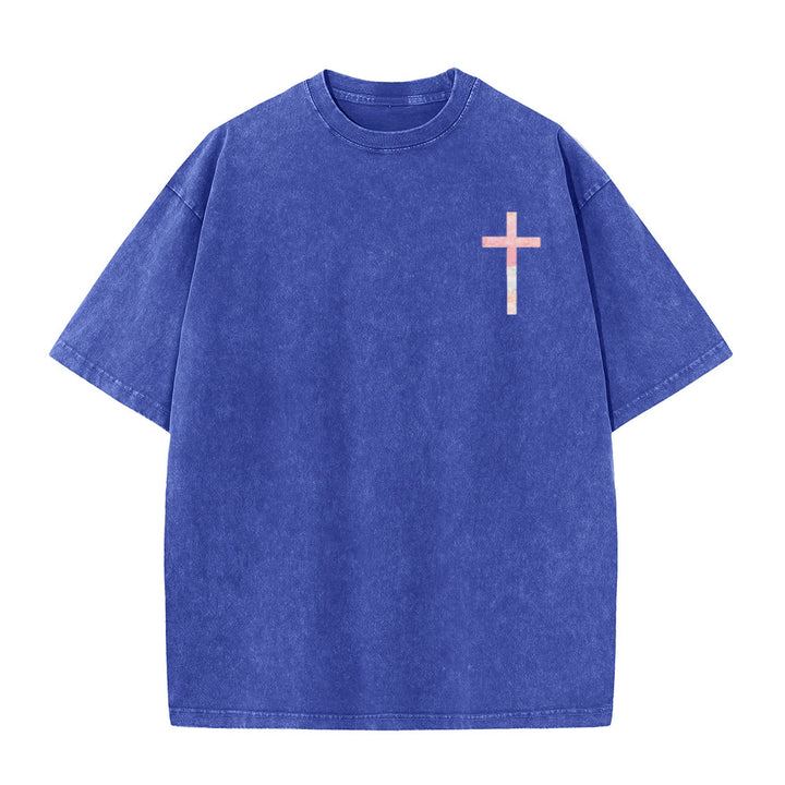 Christianartworkshop Le sue misericordie sono una nuova maglietta cristiana unisex lavata a doppia faccia - image 5
