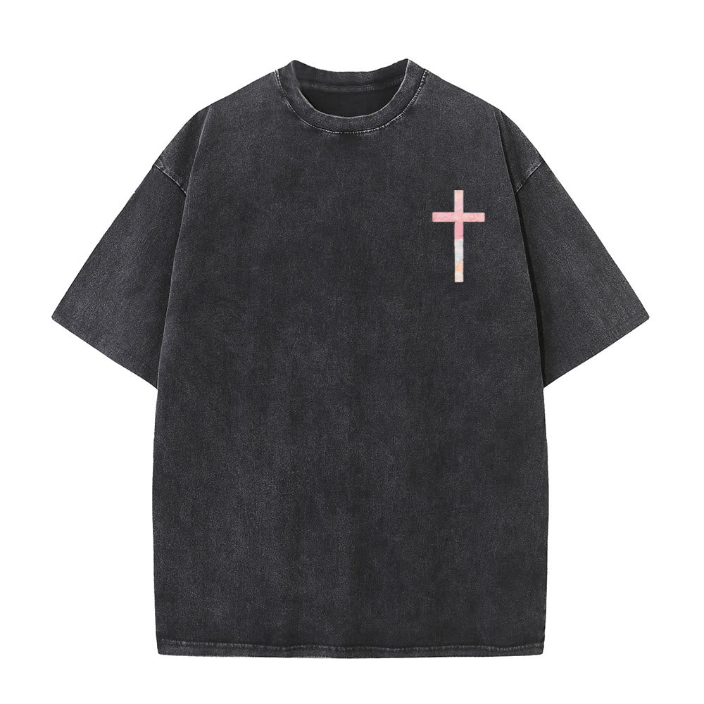 Christianartworkshop Le sue misericordie sono una nuova maglietta cristiana unisex lavata a doppia faccia - image 1