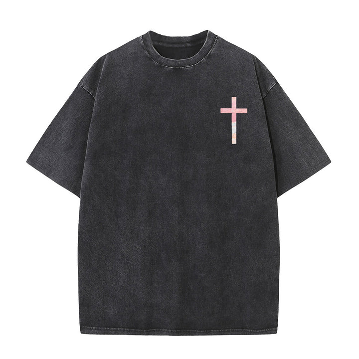 Christianartworkshop Le sue misericordie sono una nuova maglietta cristiana unisex lavata a doppia faccia - image 1