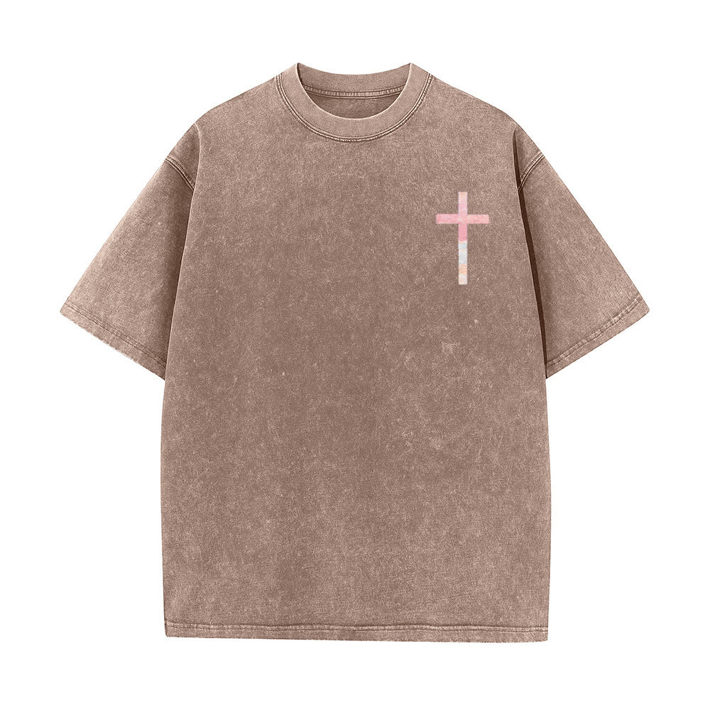 Christianartworkshop Le sue misericordie sono una nuova maglietta cristiana unisex lavata a doppia faccia - image 9