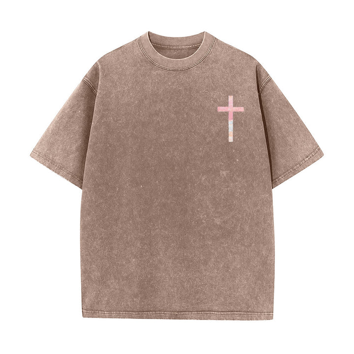 Christianartworkshop Le sue misericordie sono una nuova maglietta cristiana unisex lavata a doppia faccia - image 9