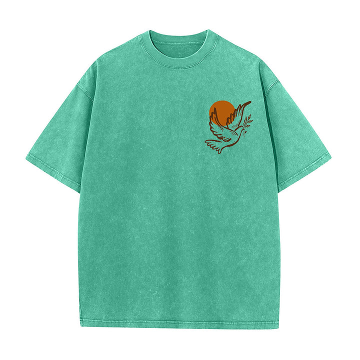 Christianartworkshop Spirito del Signore e Libertà T-shirt unisex lavata - image 1