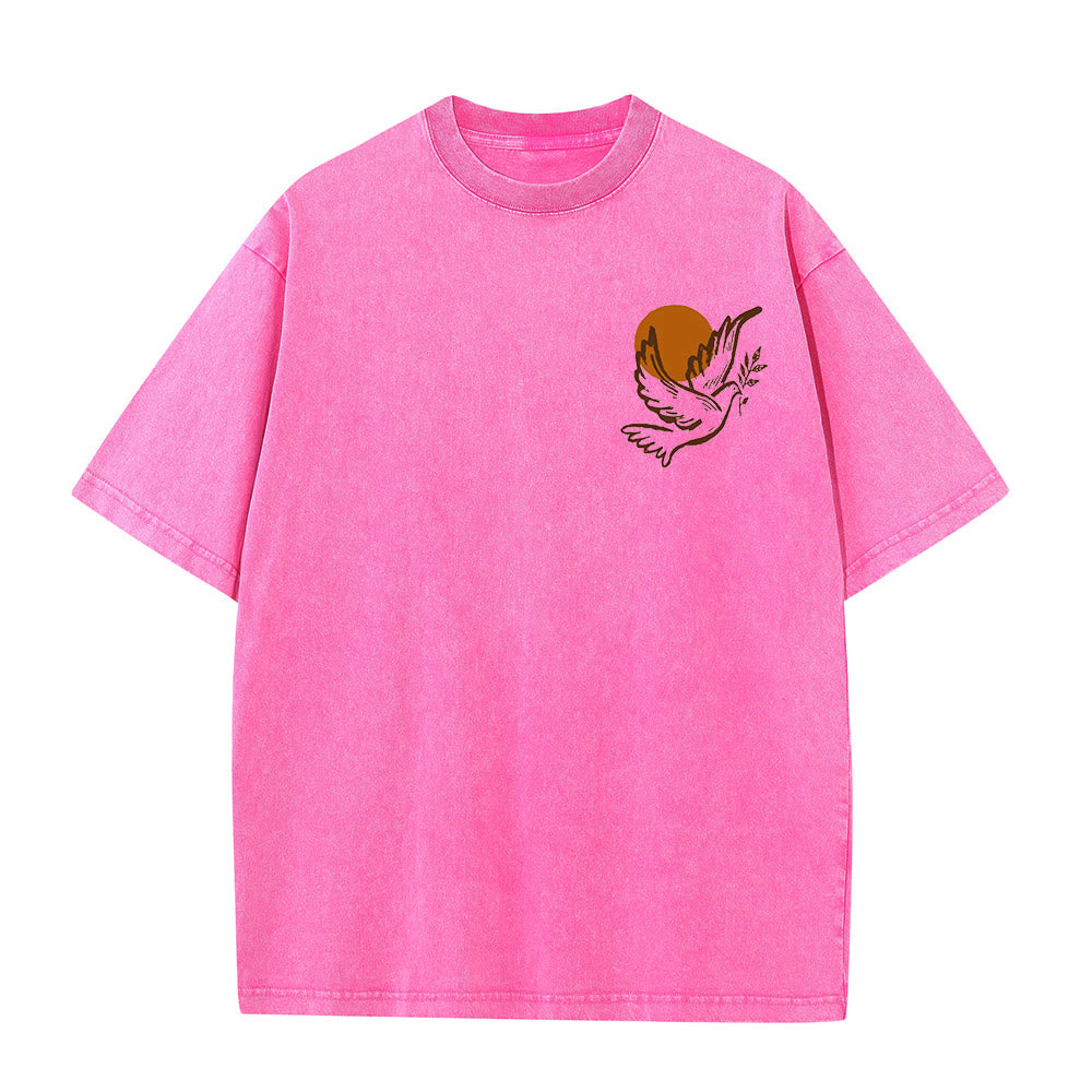 Christianartworkshop Spirito del Signore e Libertà T-shirt unisex lavata - image 11